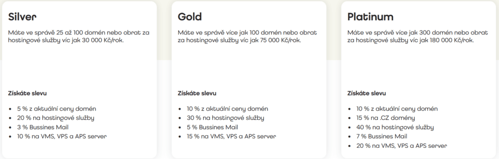 Členství a výhody partnerských programů Active24